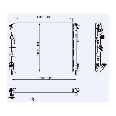 Motor Radyatoru Clio Ii Kangoo 1 2 8V Mekanik Klimali (480×414 5×28) / (2 Sira Al+Pl Sistem) KALE 0528312AL