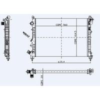 Motor Radyator Laguna 2 0 / 2 0Rt / Rxe / 1 8 Rn / Rt / Rxe Espace Mekanik Klimasiz (2 Sira Al+Pl) (560×414 5×28) KALE 0529292AL