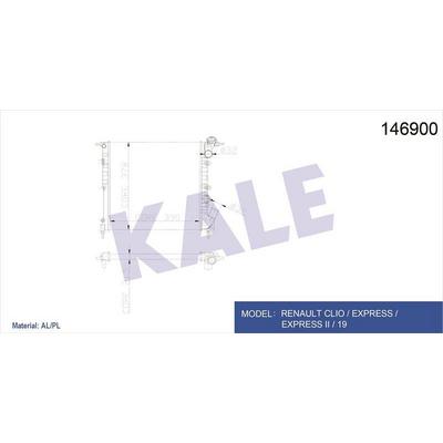 Radyator Clio Express (2 Sira Al+Pl) KALE 0533332AL