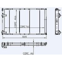 Motor Radyator Master 2 5D Mekanik (2 Sira Cu+Pl Sistem) / (760×466×37) KALE 0543432PA