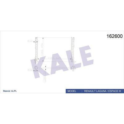 Motor Radyator Laguna 1 6I / 1 8I 16V Klimali (2 Sira Al+Pl) KALE 0550502AL