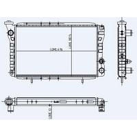 Motor Radyatoru Dacia 1 3 (476×303×32) / (2 Sira Al+Pl Sistem) KALE 0560012AL