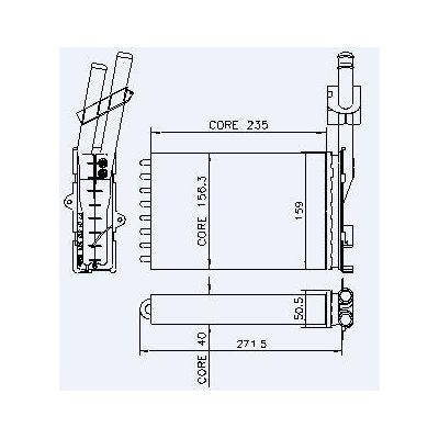 Kalorifer Radyatoru R21 Optima Manager Concorde (2 Sira Cu+Pl) KALE 0584862AL