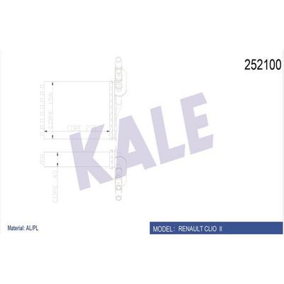 Kalorifer Radyatoru Clio Ii Kangoo 98> KALE 0585862AL