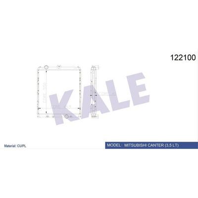 Motor Radyatoru 2 Sira Bakir Mitsubishi Canter (3 5 Ton) Fe304 Fe511 Fe515 Fe519 (122100) KALE 0601012PA