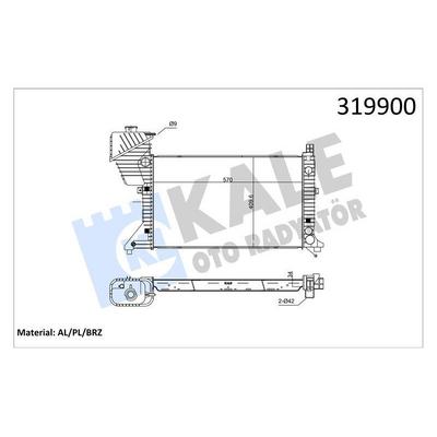 Motor Su Radyatoru Mercedes Sprinter 901>904 96>06 KALE 0915011AB