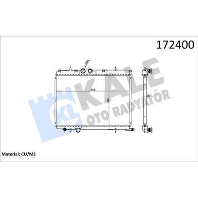 Motor Radyatoru Xsara Picasso Ew7J4 (1 8 16V) Tu5Jp (1 6 8V)> Mekanik Klimali KALE 2017181PA