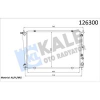 Motor Radyator Starex At Otomatik (1 Sira Brazing) KALE 2405071AB