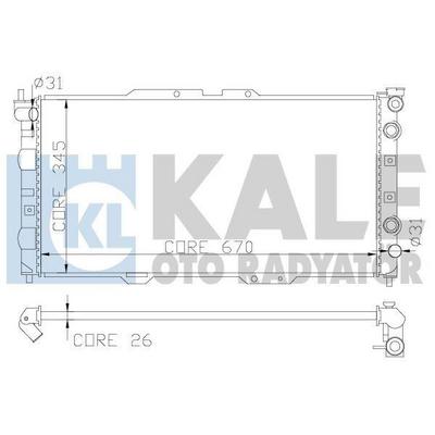 Motor Su Radyatoru Mazda 323 Lantis 1995 1998 (At) KALE 342015