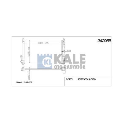 Motor Radyatoru Daewoo Nubira 1 6 2 0 96>00 Otomatik KALE 342255