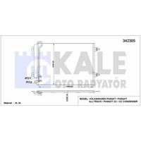 Klima Radyatoru Passat / Cc 1.4 1.8 2.0Tsi 3.2 3.6Fsi 05>16 KALE 342305