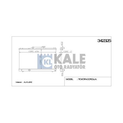 Motor Su Radyatoru Toyota Corolla Ae101 Kasa 1993-1997 Manuel Vites KALE 342325