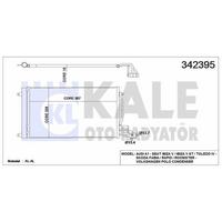 Klima Radyatoru Kondanser Polo Audi A1 1 0 / 1 2 / 1 4 / 2 0Tfsi 1 4Benz / 1 6Tdi 09> (615×334×16) KALE 342395