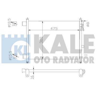 Klima Radyatoru Nissan Micra 1.2 (At) 2010> KALE 342435