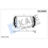 Klima Radyatoru  Carina E  / Saloon / Sportswagon 1.6 16V / 1.6 Gli / 2.0 Gli / 2.0 D 93 97 KALE 342460