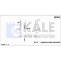 Klima Radyatoru  Spark 1.0 / 1.2 10+ KALE 342515