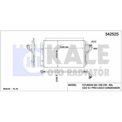 Klima Radyatoru Benzinli Hyundai Elantra 2011> I30 2012> KALE 342525