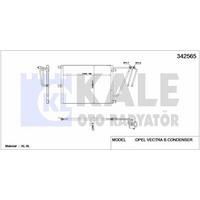 Klima Radyatoru Vectra B 2.0 Dti 16V / 2.2 Dti 16V 97 03 KALE 342565