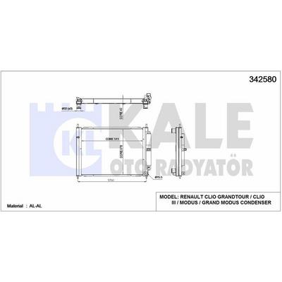 Motor Radyatoru+Klima Radyatoru Clio Iii 1 5Dci KALE 342580