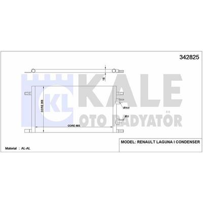 Klima Radyatoru Laguna I 1.6 / 1.8 / 1.9 / 2.0 KALE 342825