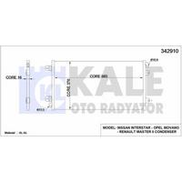 Klima Radyatoru Movano 1.9 Dti 98>01 Master Ii 2.5 Dci 03> KALE 342910