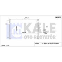 Klima Radyatoru Komple Getz Dizel 2003> KALE 342975