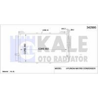 Klimaradyatoru Komple Matrix 1.5 Crdi Dizel 2006> KALE 342995