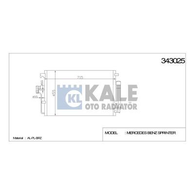 Klima Radyatoru Crafter 06>16 Sprinter 906 06>16 KALE 343025