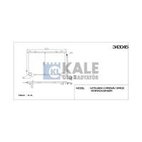 Klima Radyatoru E-Class W210 96>02 S210 96>03 KALE 343045