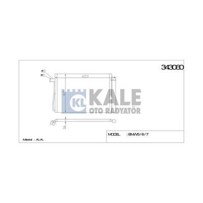 Klima Radyatoru Bmw M54 N62 N73 E60 E65 E63 E64 KALE 343060