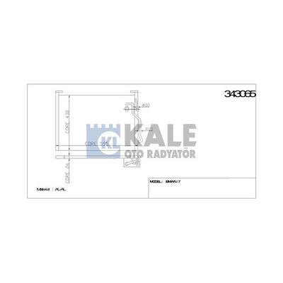 Klima Radyatoru Bmw E32 E34 KALE 343065