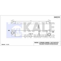 Turbo Intercoll Radyatoru Boxer Iii - Jumper Iii 2 2Hdi / 3 0Hdi E4/E5 06> Ducato Iii > 2 3Jtd / 3 0Jtd E4/E5 06> KALE 343210