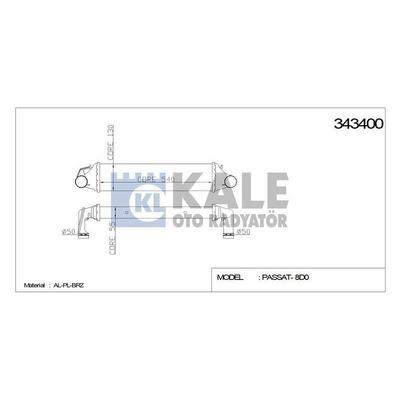 Turbo Radyatoru Bmw E46 M47 M57 99>03 KALE 343400