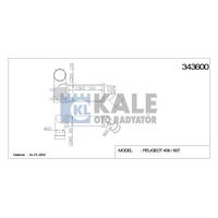 Turbo Sogutucu Radyator (Intercoll) P406 P607 C5 Dw10Ated (2 0Hdi 8V) Dw12Ted4 (2 2Hdi 16V) Olcu: (298×133 4×85) KALE 343600