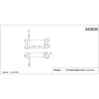 Turbo Sogutucu Radyator (Intercoll) Berlingo Iii C4 C4 Picasso P308 P3008 P5008 Partner Tepe 1 6Hdi 08> Olcu: (300×147×76) KALE 343800