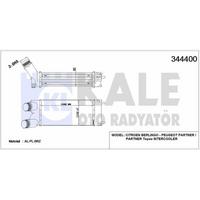 Turbo (Intercoll) Radyatoru Berlingo Iii Partner Tepe Dv6Ated4 / Dv6Bted4 (1 6Hdi 16V) / (08>) KALE 344400