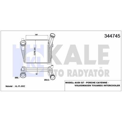 Turbo Radyatoru Touareg 2 5Tdi 3 0 V6 Tdi Cjma Cnrb 03>10> Q7 3 0Tdi 06>15 Cayenne 3 0D 10> KALE 344745