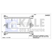 Turbo Intercoll Radyatoru Mondeo Iv 07>14 S Max Galaxy 06 />1.6 Ecoboost Volvo V70 Iii (135) T4 10>15 V60 I (155  157) T4F 11>15 S80 Ii (124) T4F 11>15 S60 Ii (134) T4F-T3-T4 11>15  KALE 344925