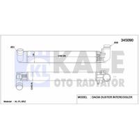 Turbo Radyatoru Duster 1 5Dci 2010> KALE 345090