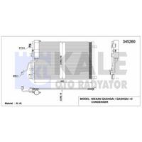 Klima Radyatoru Nissan Qashqai 1.5 Dci 2007 2013 KALE 345260