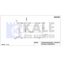 Klima Radyatoru Partner Berlingo Xsara Dw8 Xud9 (97 03) KALE 345340