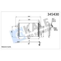 Klima Radyatoru Getz 1.3 1.4 Benzinli 2006> KALE 345430