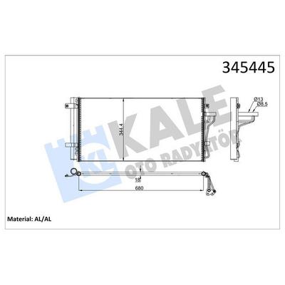 Klima Radyatoru Komple Sonata 2005> KALE 345445