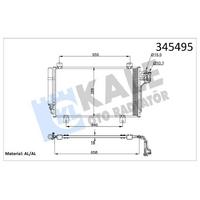 Klima Radyatoru Mazda 6 2013> KALE 345495