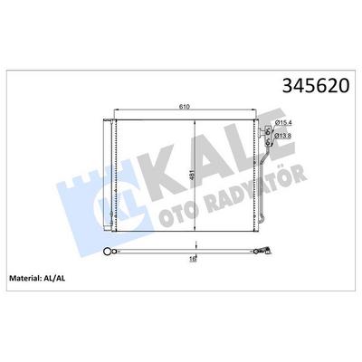 Klima Radyatoru Bmw F07 F10 F11 F18 N20 KALE 345620