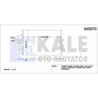 Klima Radyatoru   Evasion Jumpy Fiat Scudo / Ulysse Lancia Zeta Peugeot 806 / Expert KALE 345670