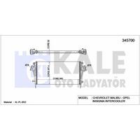 Intercooler Insignia Malibu 665×361 7×32 KALE 345700