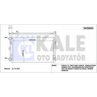 Motor Su Radyatoru 650×395×22 A3 1 2 / 1 4 / 1 6Tdi Golf Vii 1 2 / 1 4 / 1 6Tdi 12> KALE 345840