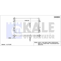 Motor Radyatoru A1 10> Ibiza 08> Polo 09> 1 4Tfsi (652×398×26) KALE 345850