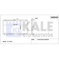 Motor Radyatoru Corolla KALE 346045